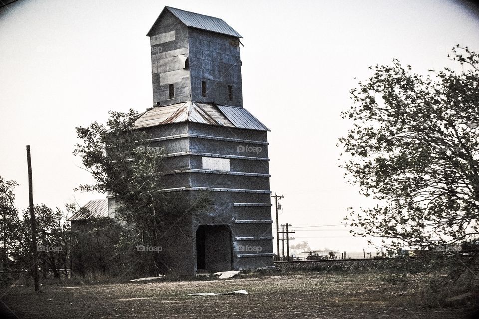 Grain silo Texas