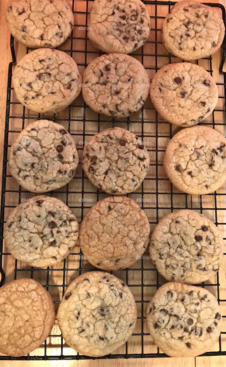 Chocolate chip & oatmeal cookies 