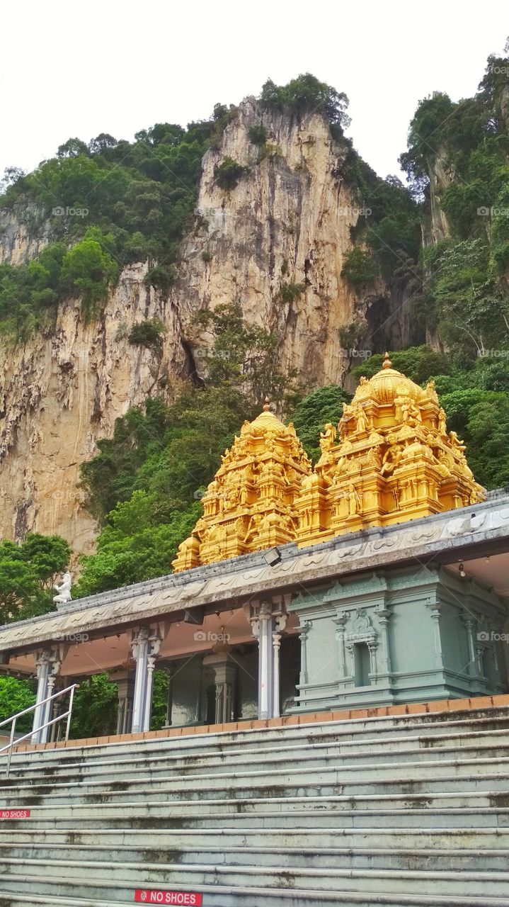 A view around Batu Caves area, one of the tourism spot in Kuala Lumpur city of Malaysia