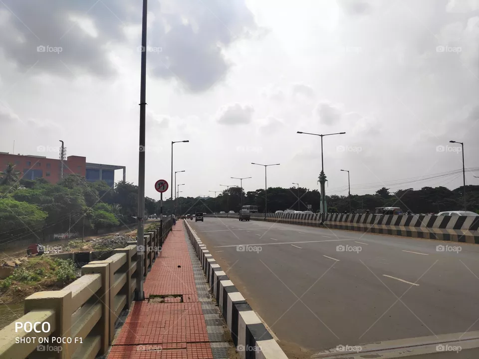 footpath, city road