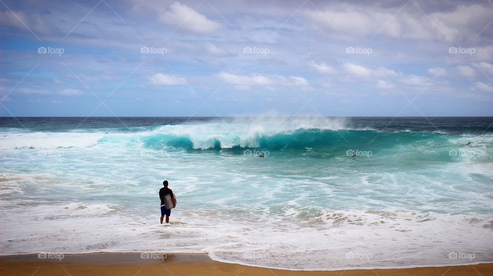 The Big Waves at Sandy Beach