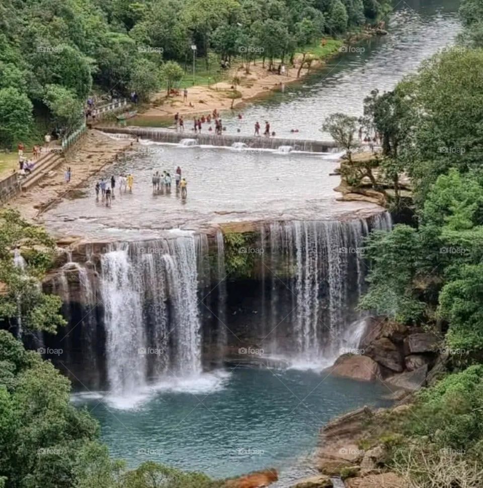 A most beautiful and attractive view of the waterfall.
