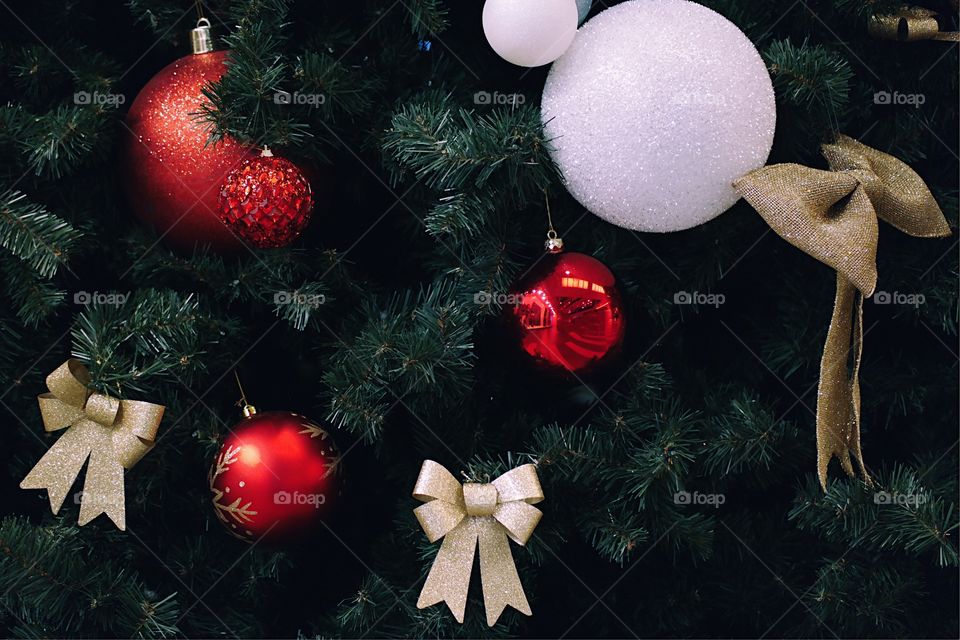 Close-up of christmas decoration