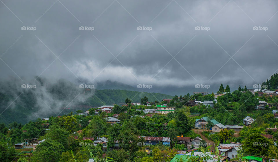 Monsoon season in the highlands of Ukhrul, Manipur, India has begun...