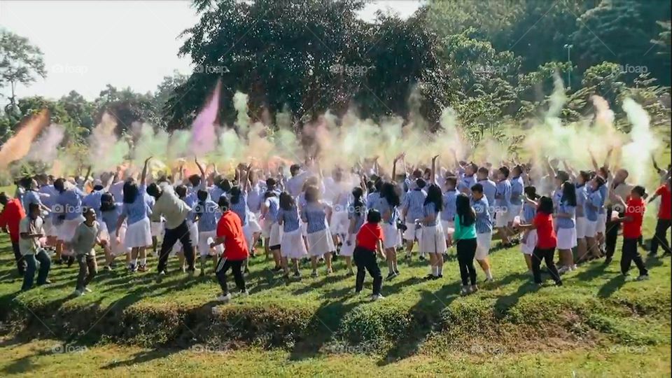 colorful pride graduation celebration