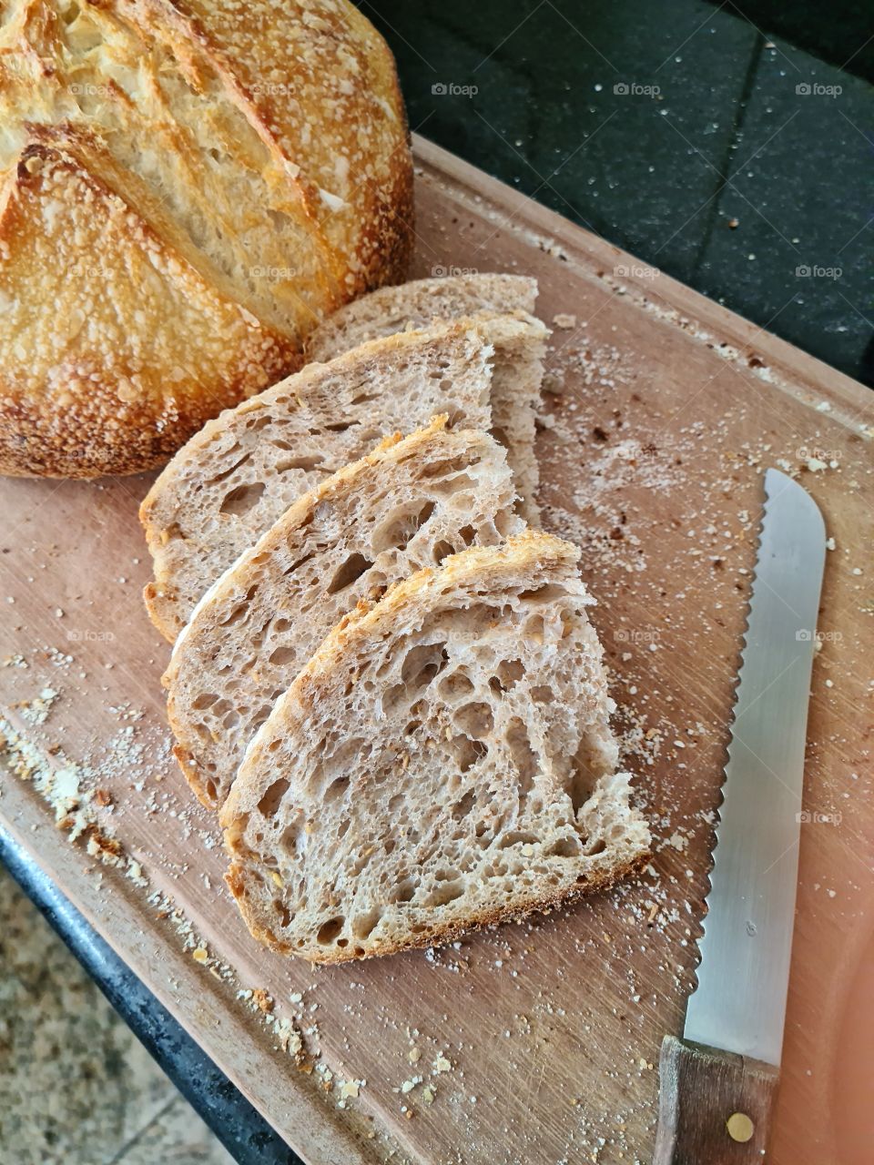 Sourdough bread   -   Pão de fermentação natural