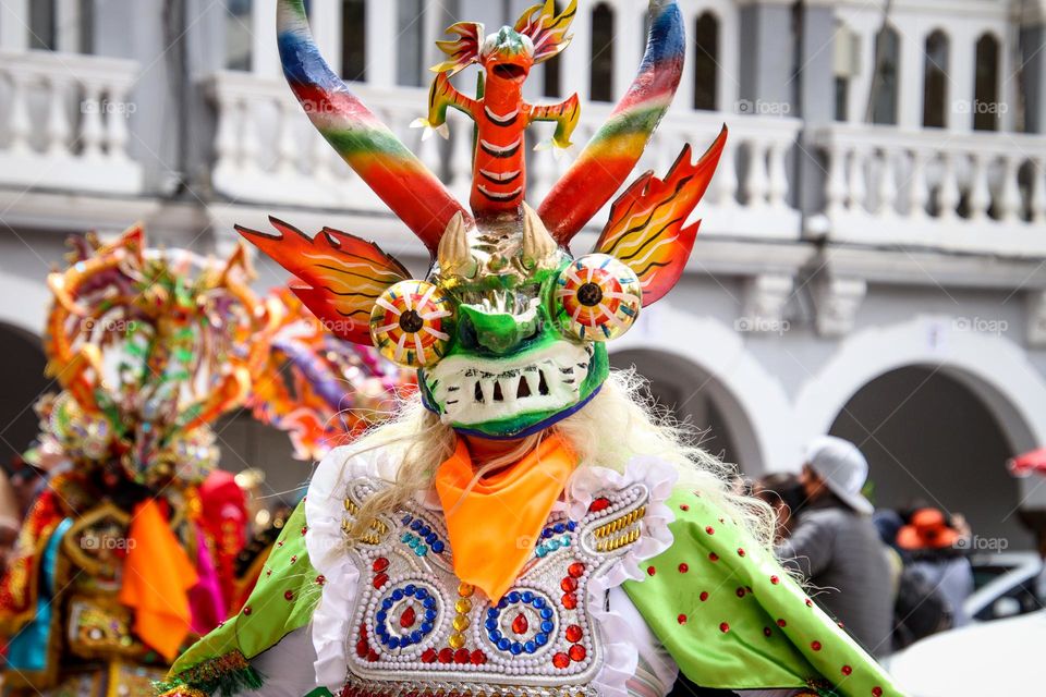 Man in a wonderful costume