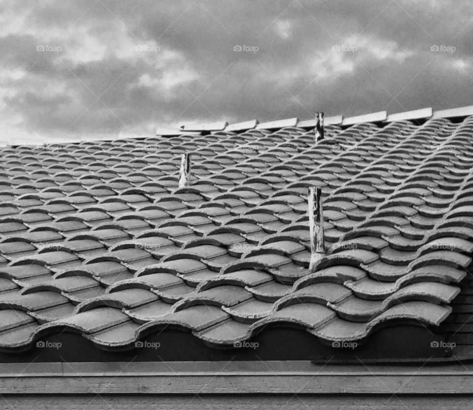 concrete/clay time roof