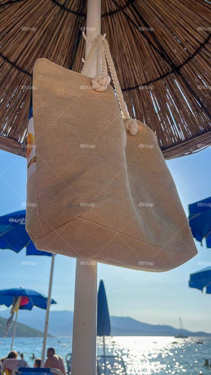 keeping the beach bag safe