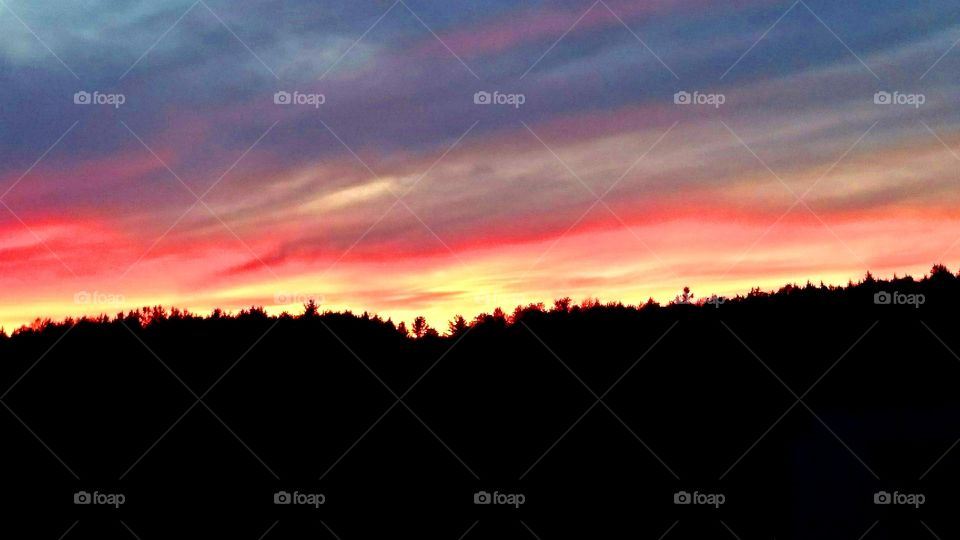 sunset Enosburg Falls Vt