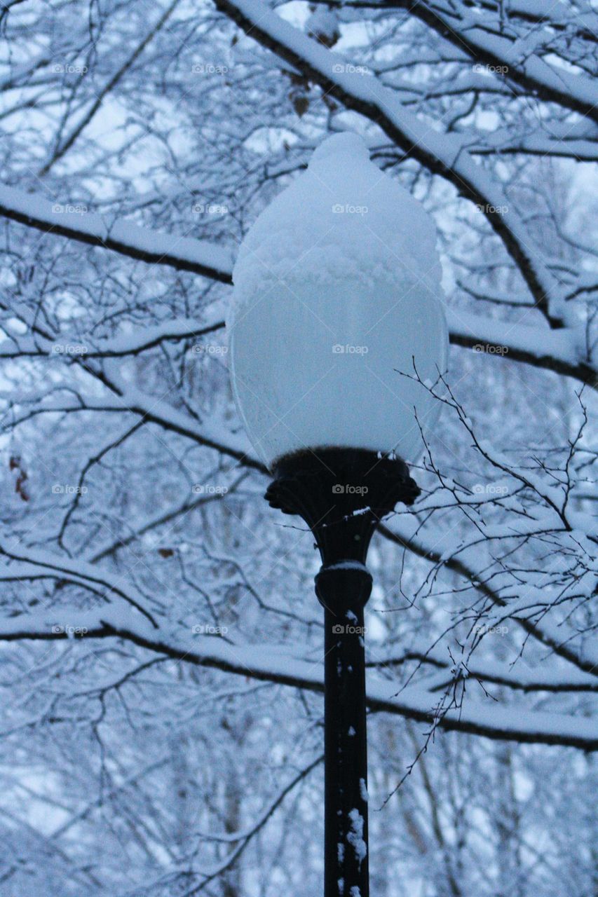 Snow lantern