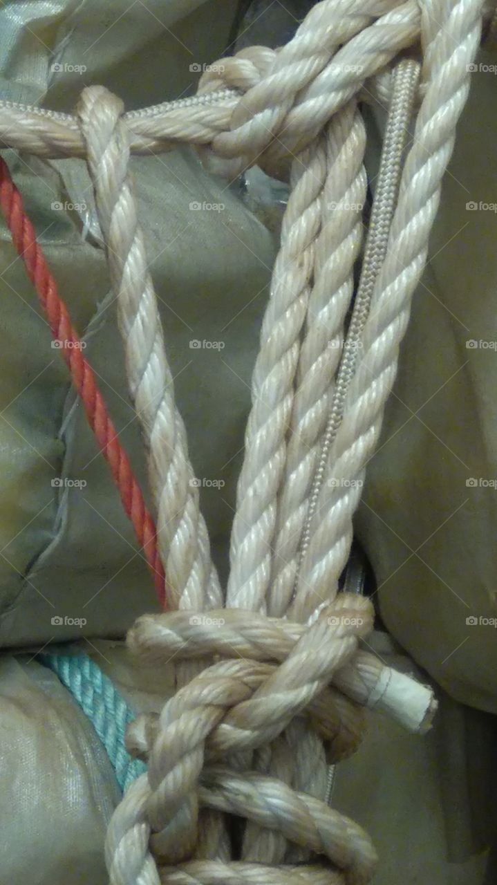 Rope, Knot, Cordage, Bandaged, String