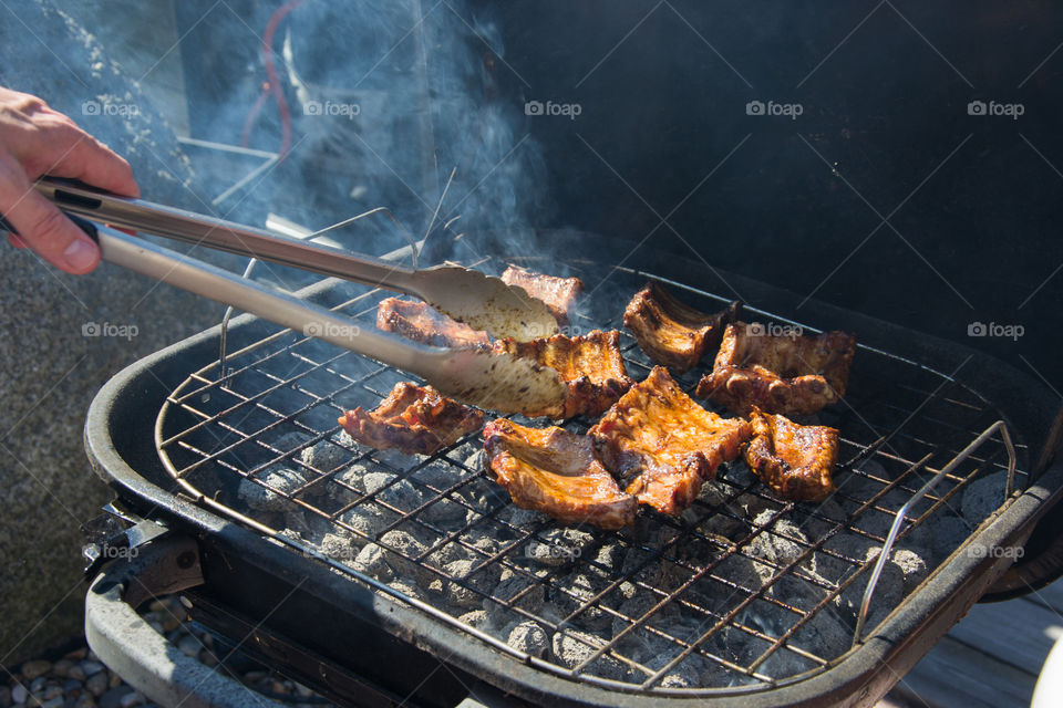 Summer with barbecue pork.