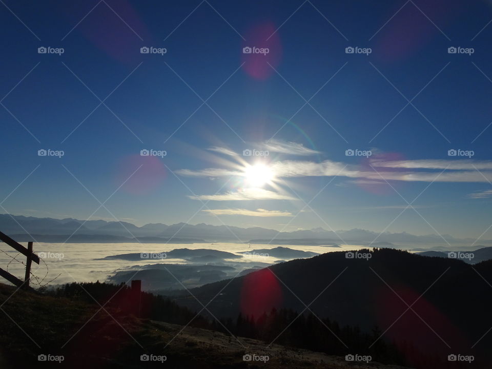 sky shot from magdalensberg/carinthia an dec 24th 2015