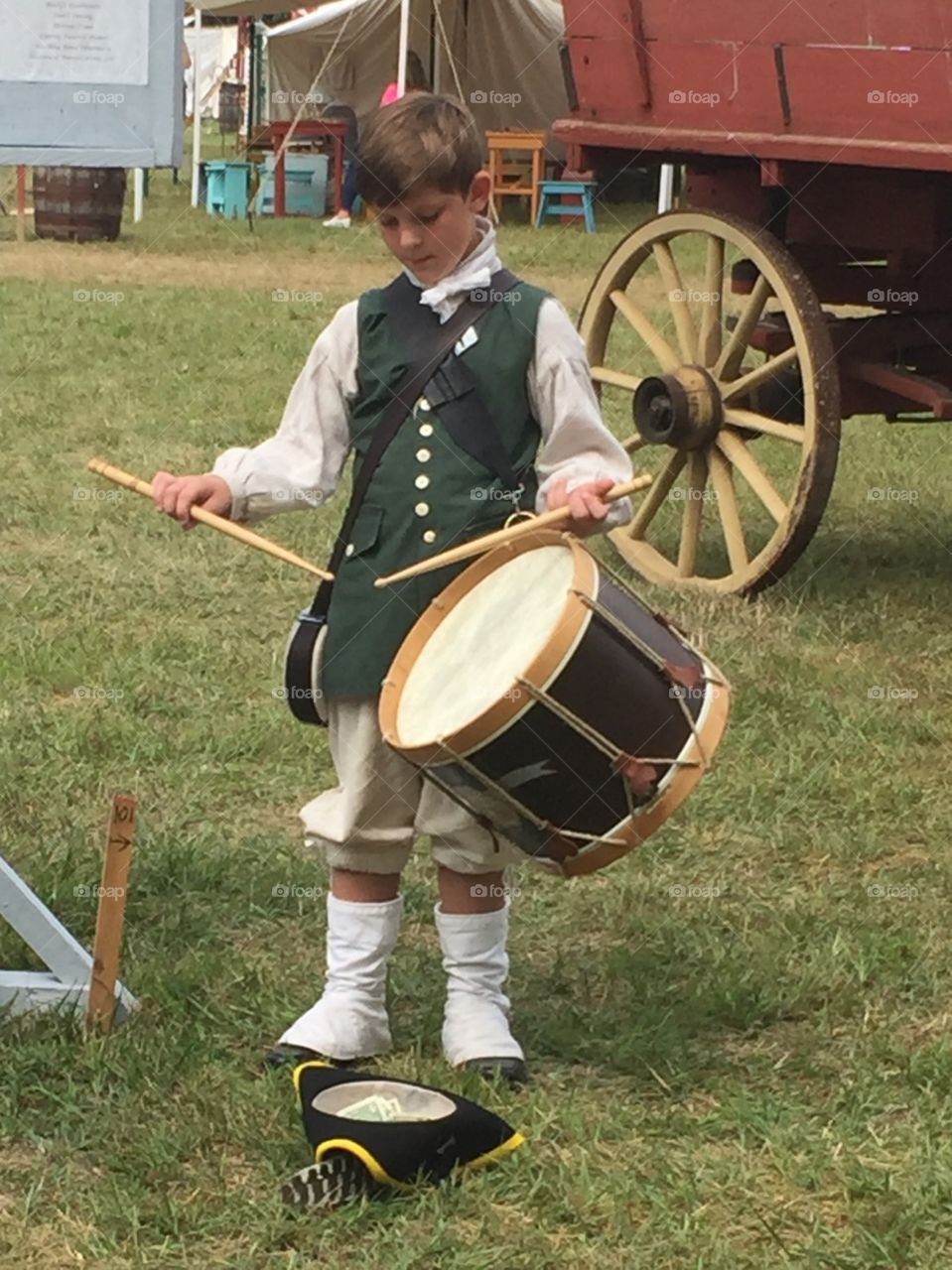 Boy and his drum!