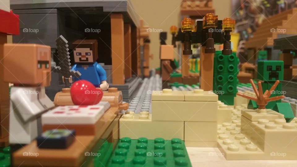 My view from a Lego town.