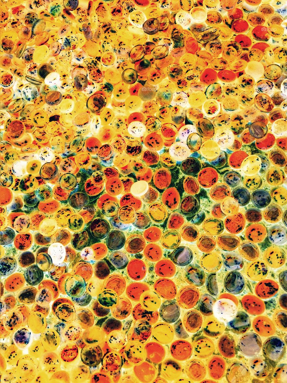 Negative photo rocks art