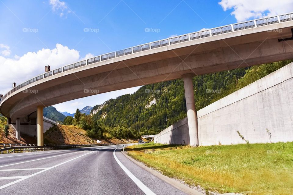 Bridge over street