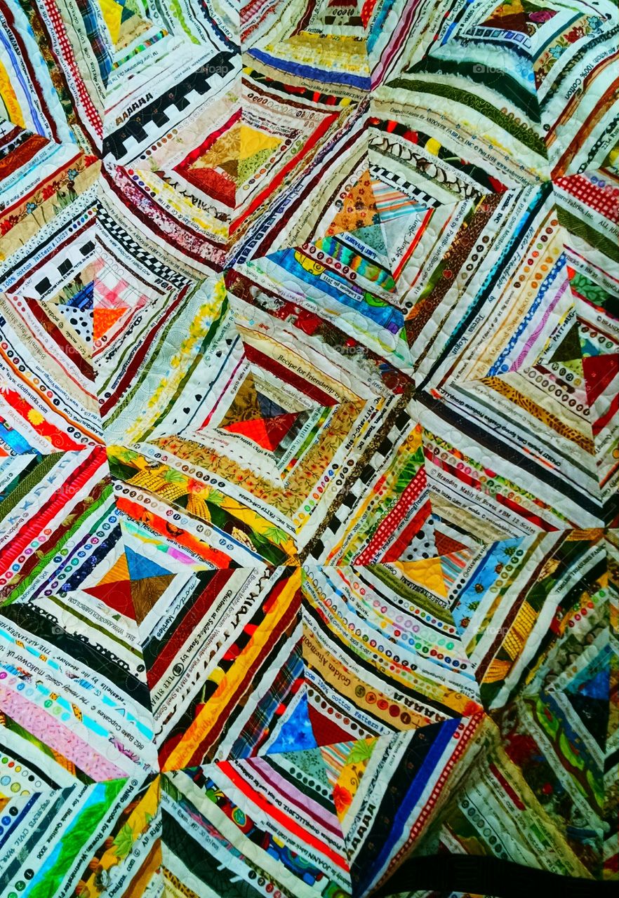Remnant quilt blocks