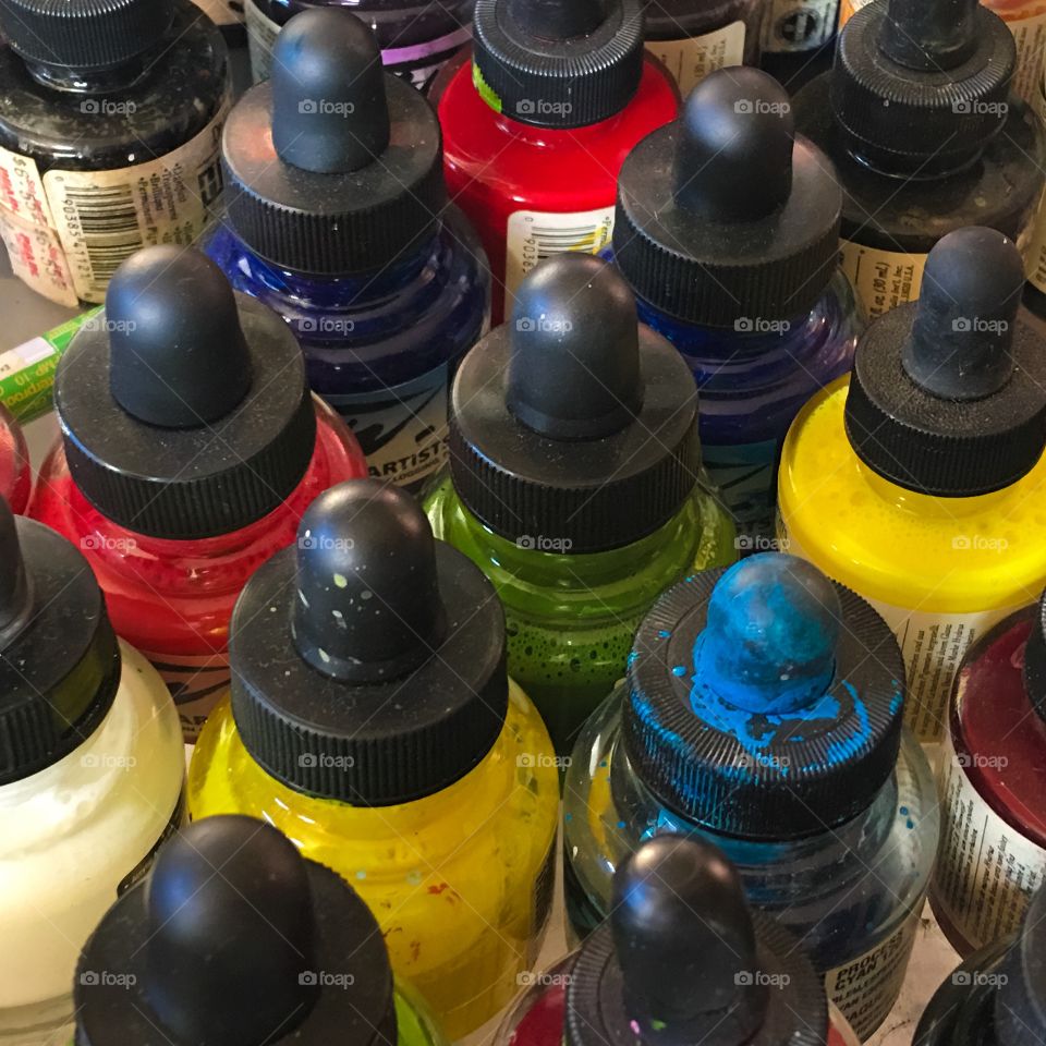 Artist paint- in my studio 