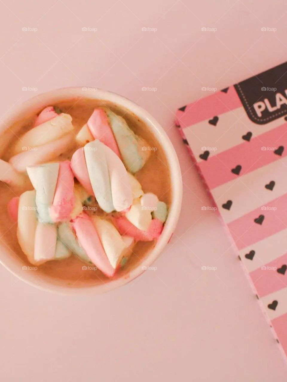 Pink marshmallows, pink diary's