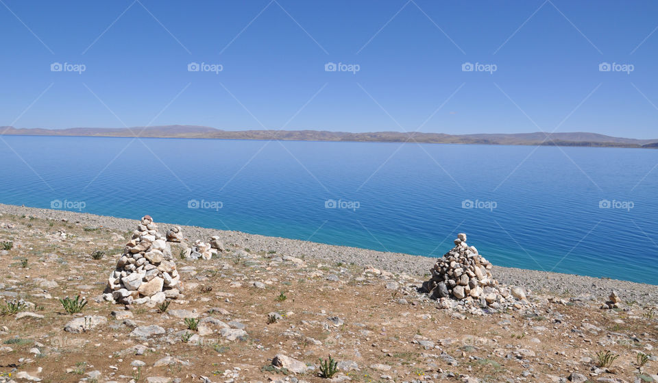 Stone pyramids 