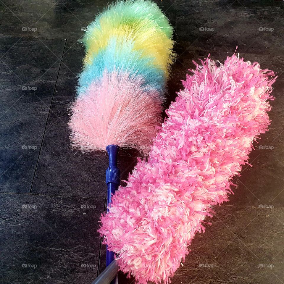 Two fads to remove dust and cobwebs.