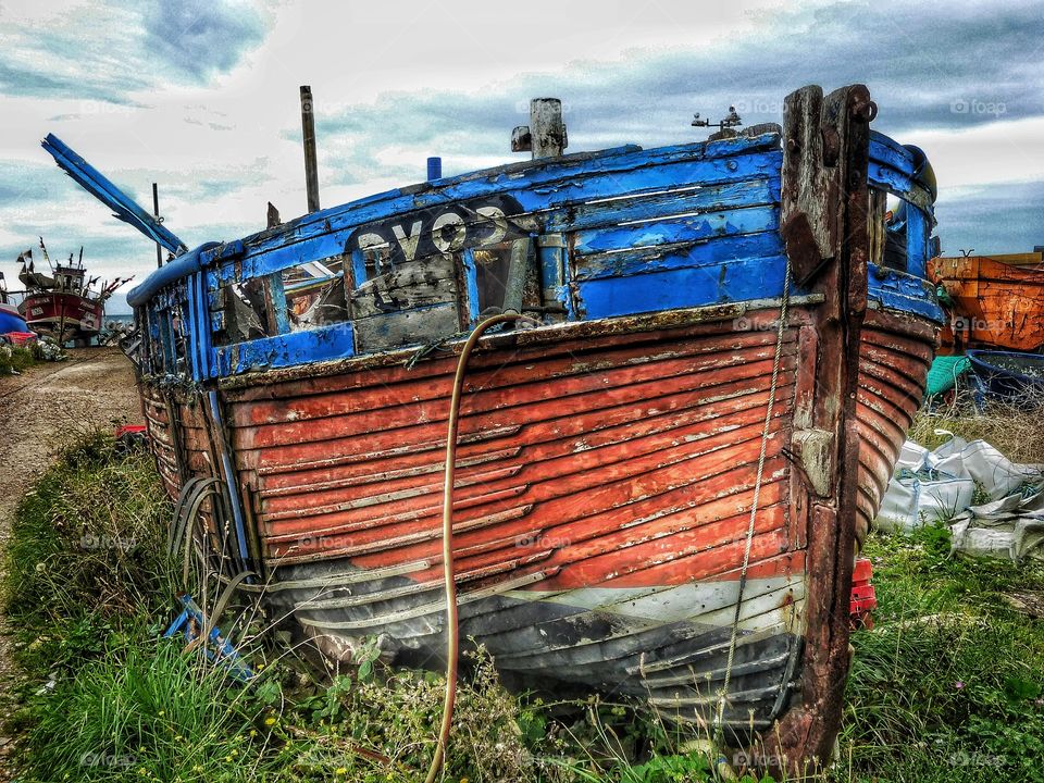 Abandoned Fishing Boat, Hastings