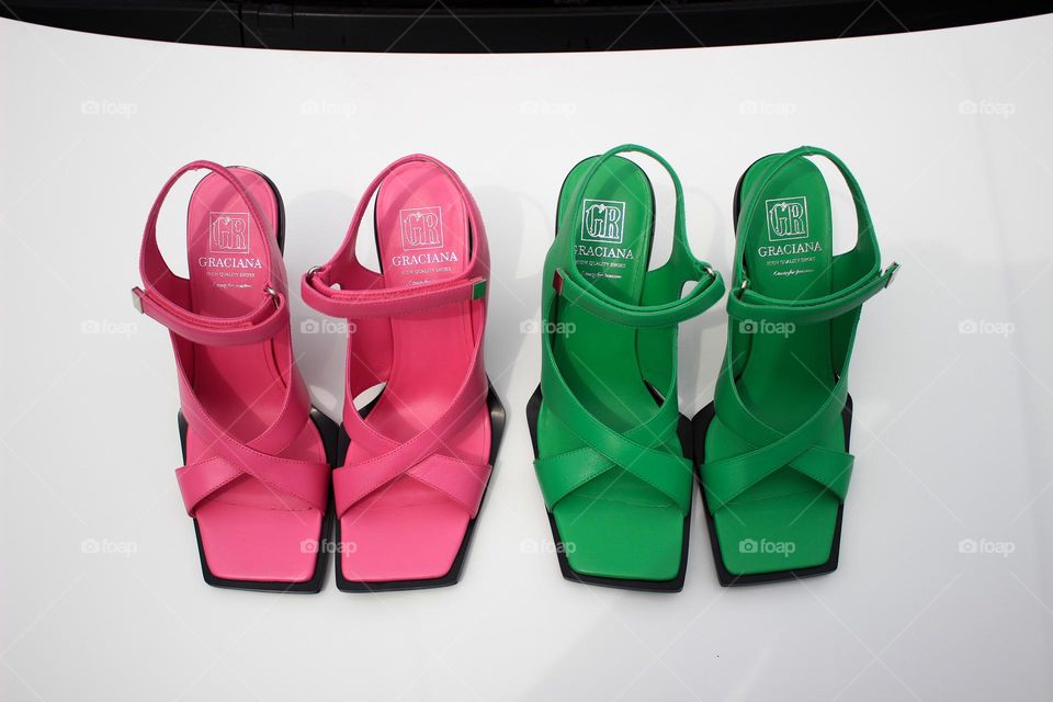 Tropical bright shoes are ready for summer!