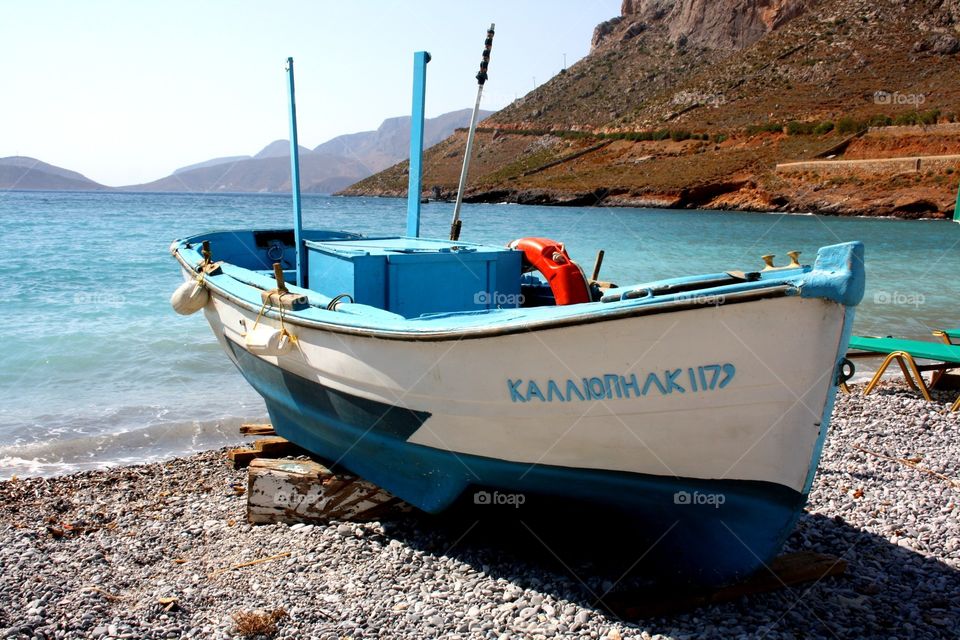 Boat on beach