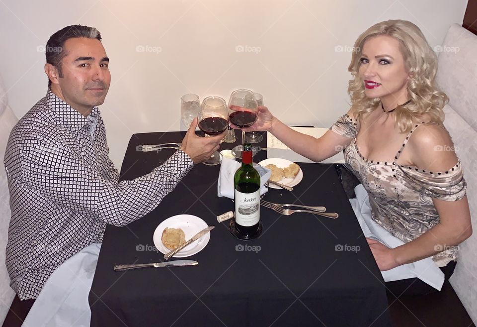 Hubby and I, celebrating my BDay at Forbes Mill, Danville,  Ca. With some awesome wine and delicious dinner. 