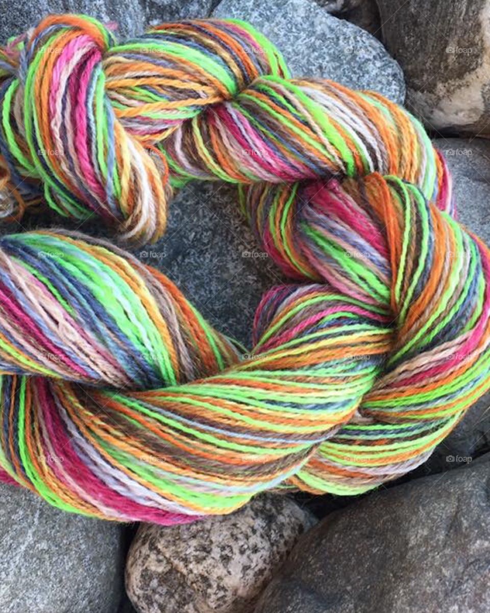 Yarn, colours, nature, bright colours, 
