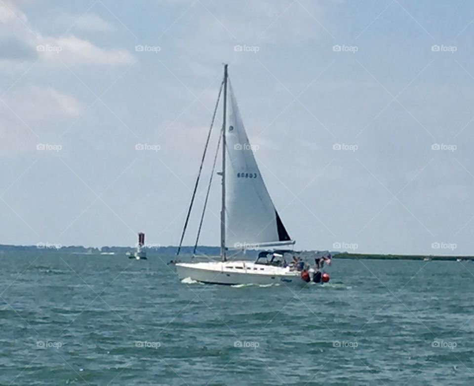 Sailing Lake Erie