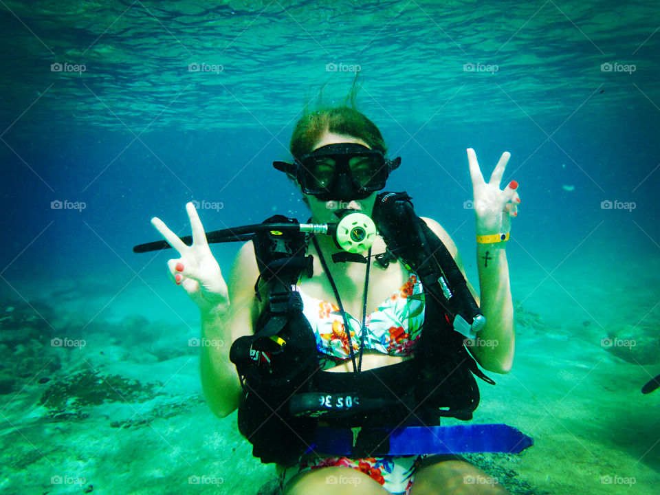 Underwater, Water Sports, Snorkeling, Fish, Coral