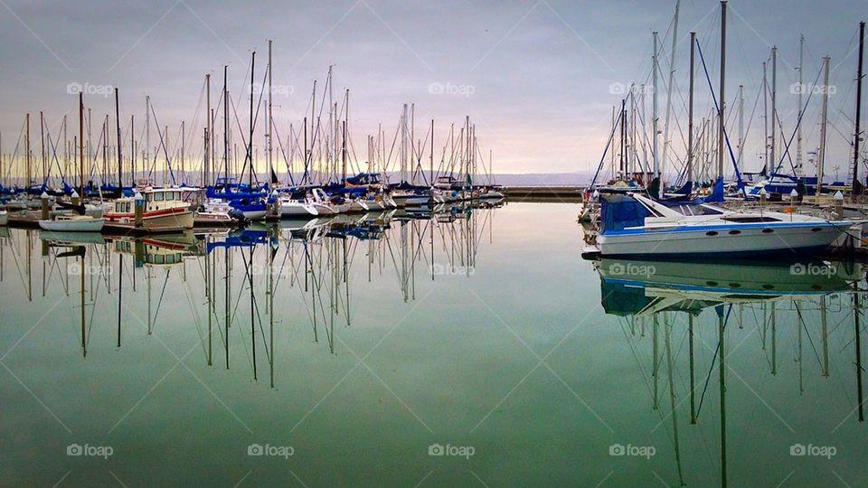 Dawn by San Francisco Bay 