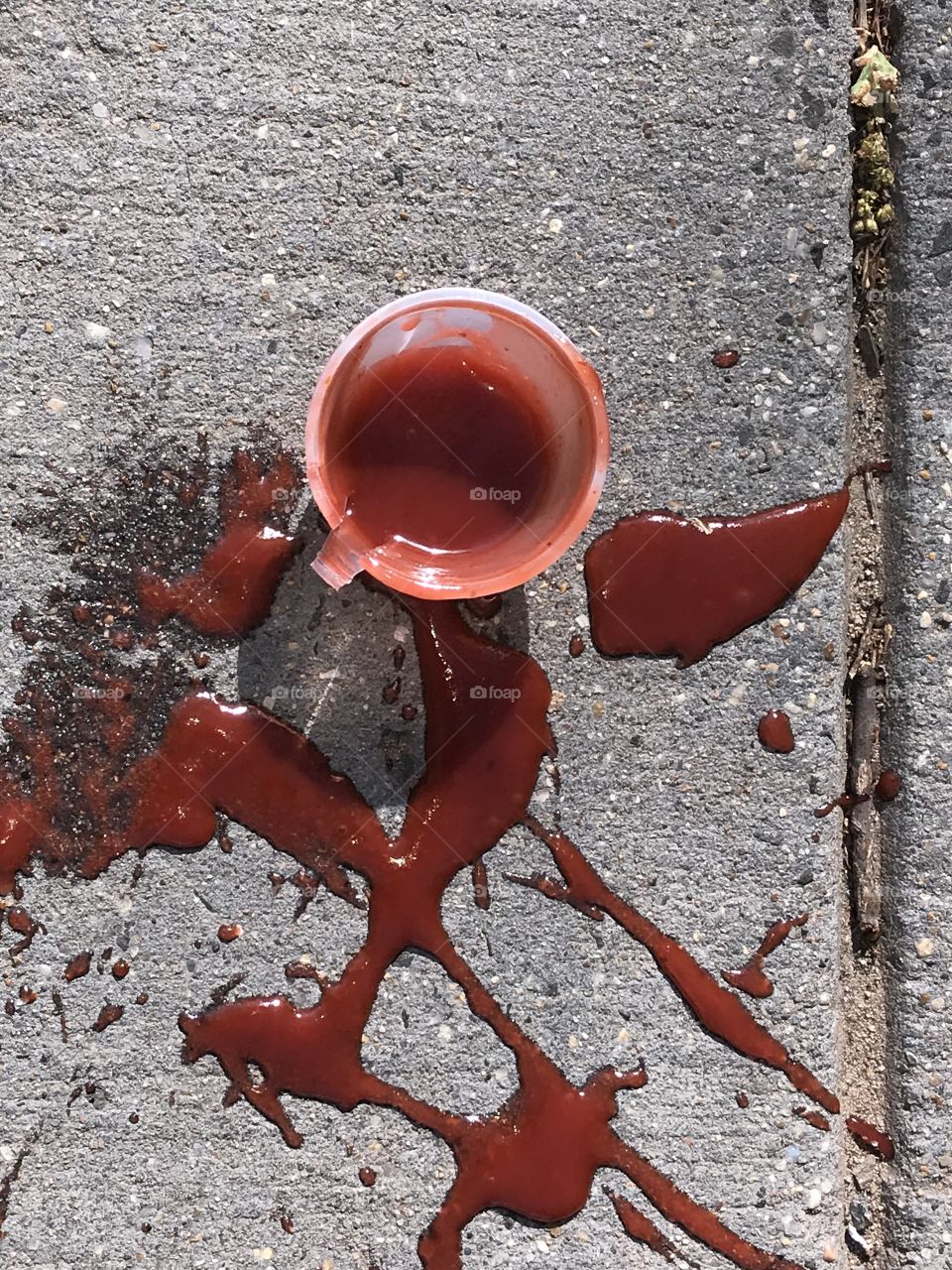 Spilled Catsup  
