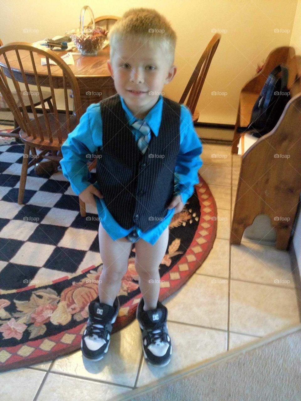 I don't need pants mommy!