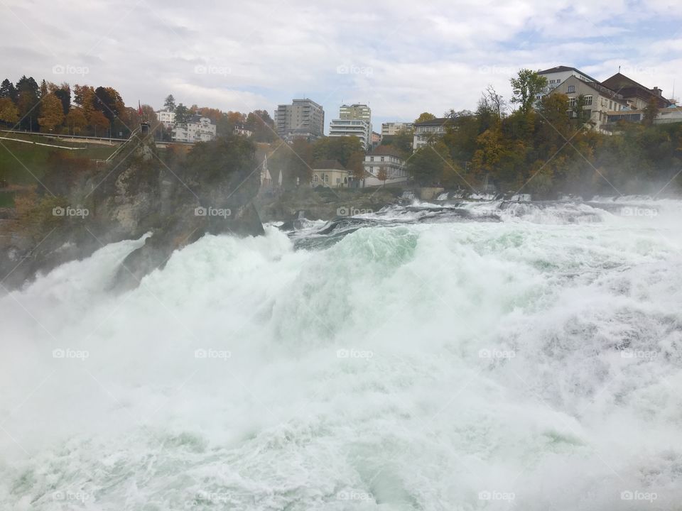 Autumn at Rheinfall 