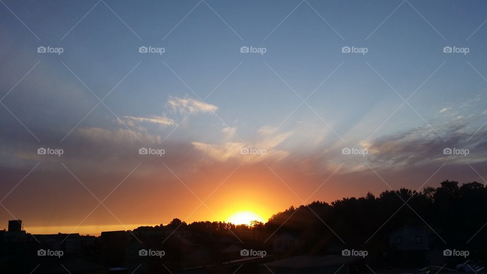 sunrise/sunset background
