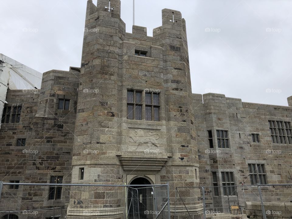 Castle Drogo a National Trust property undergoing 8 years of refurbishment. Extensive work on the entire building to complete Xmas 2019