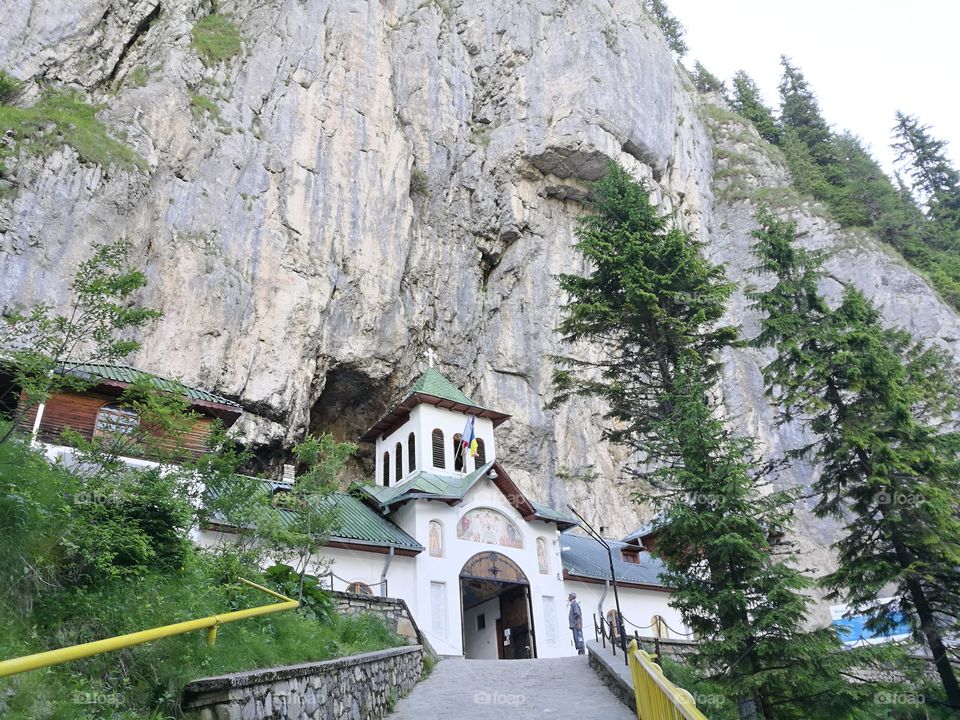mountains monastery