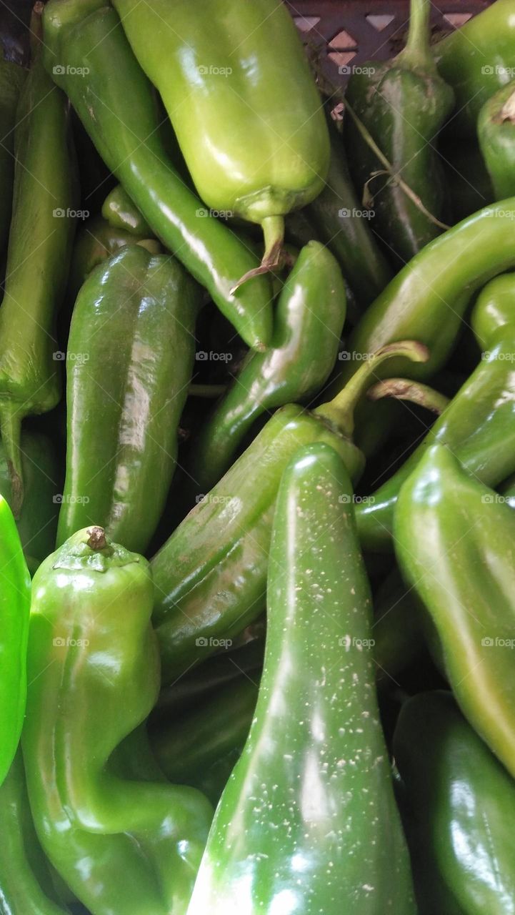 Green peppers