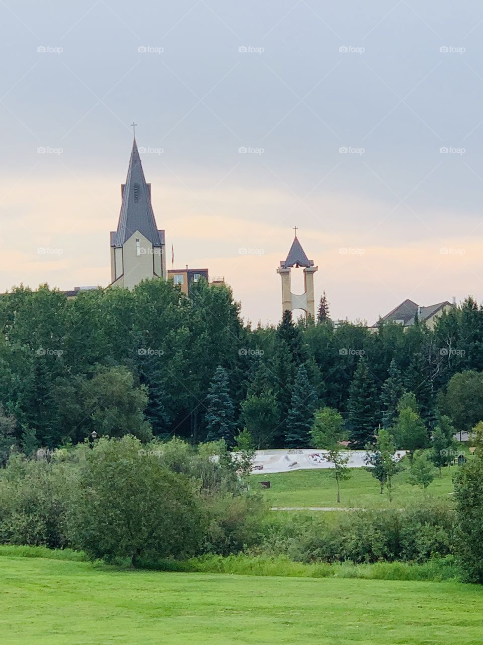 View from the top of the hill