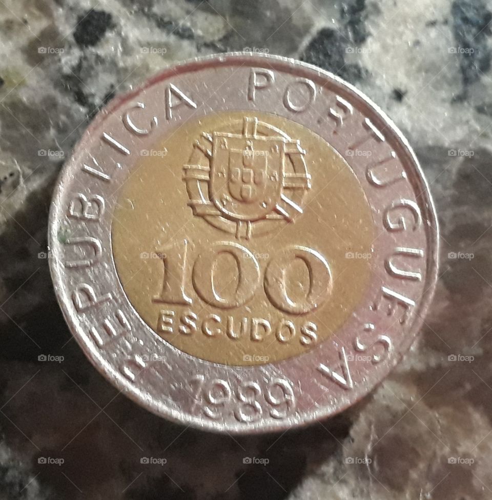 Numismática República Portuguesa 100 Escudos 1989