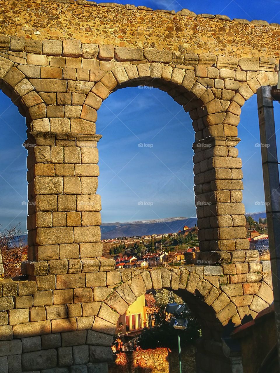 acueduct architecture city travel