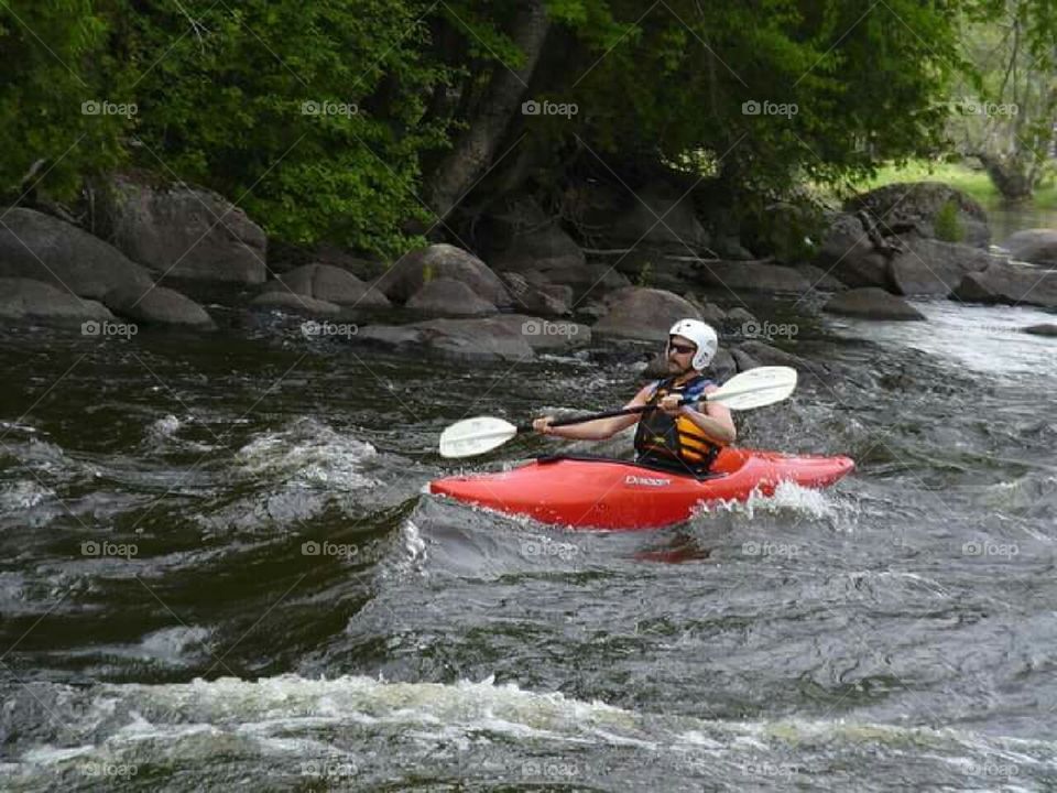 Whitewater Kayaker