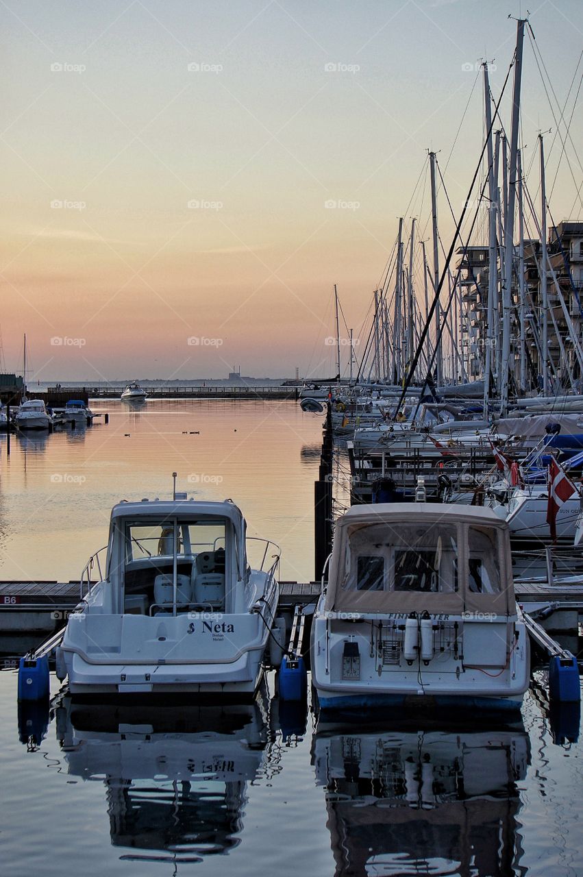 Boats in port