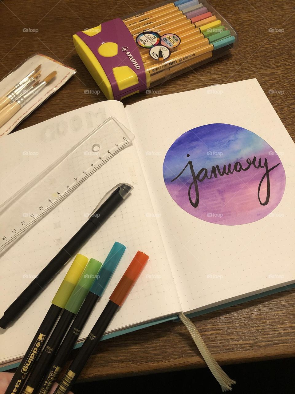 Bullet journal art