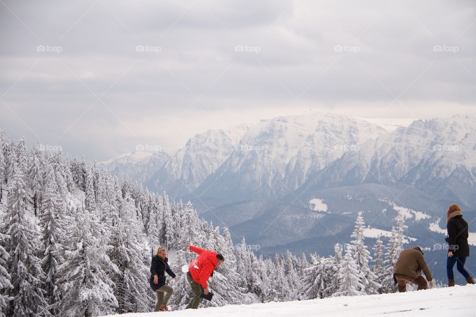 Peak Postavarul Poiana Brasov Romania 