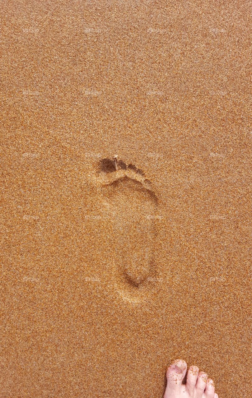Beach footprint